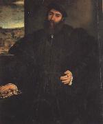 Lorenzo Lotto Gentiluomo (mk45) oil on canvas